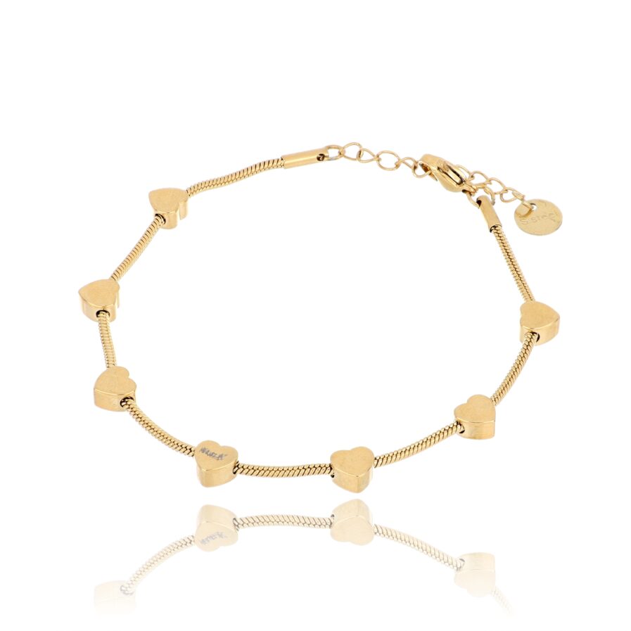BRACCIALE DONNA GIOIELLI NEQUIZIA STEEL HEART